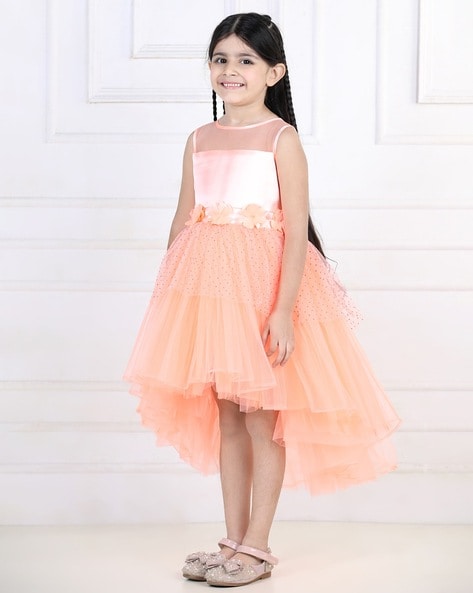 Peach dress clearance kids