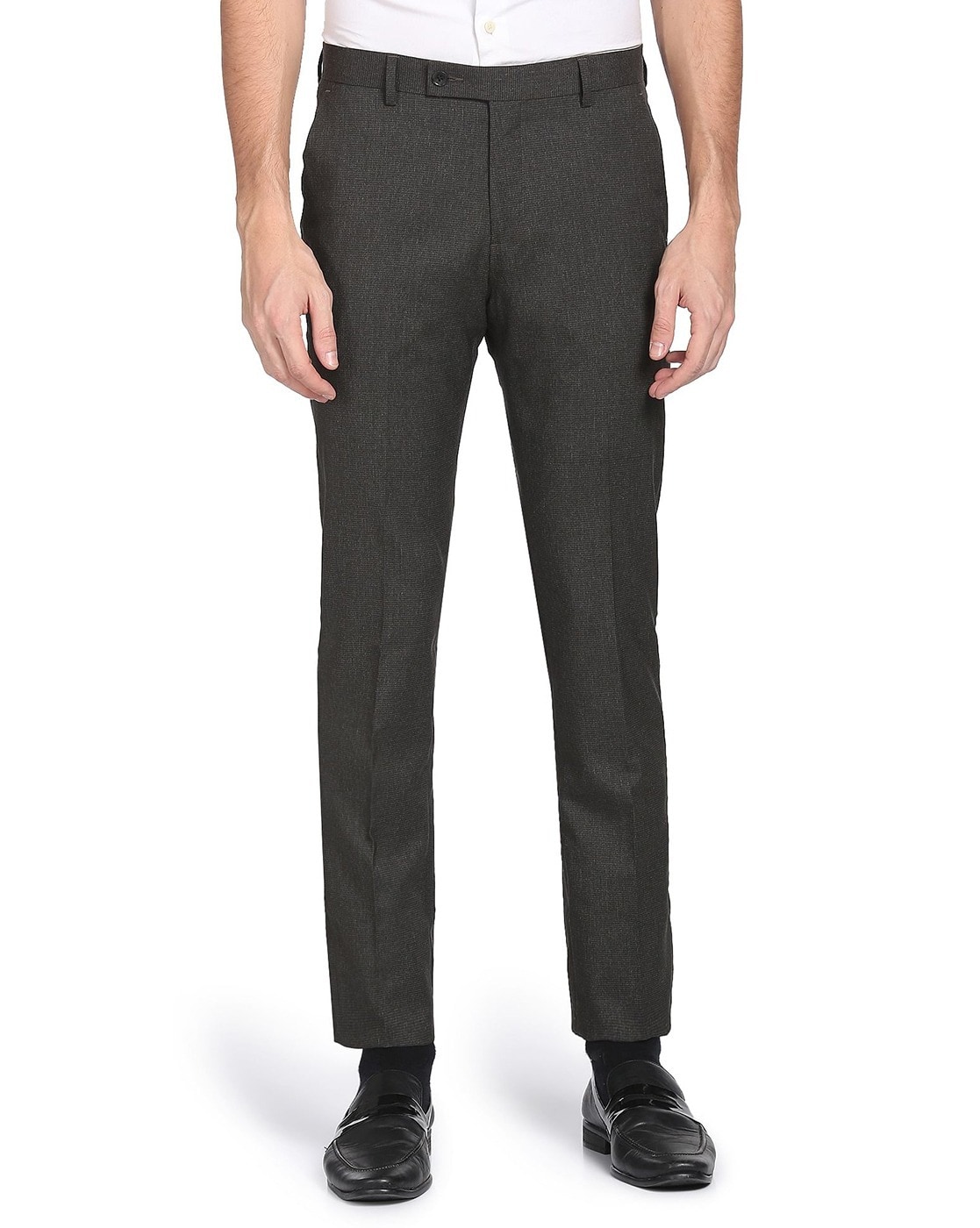 Buy Black Trousers  Pants for Men by ARROW Online  Ajiocom