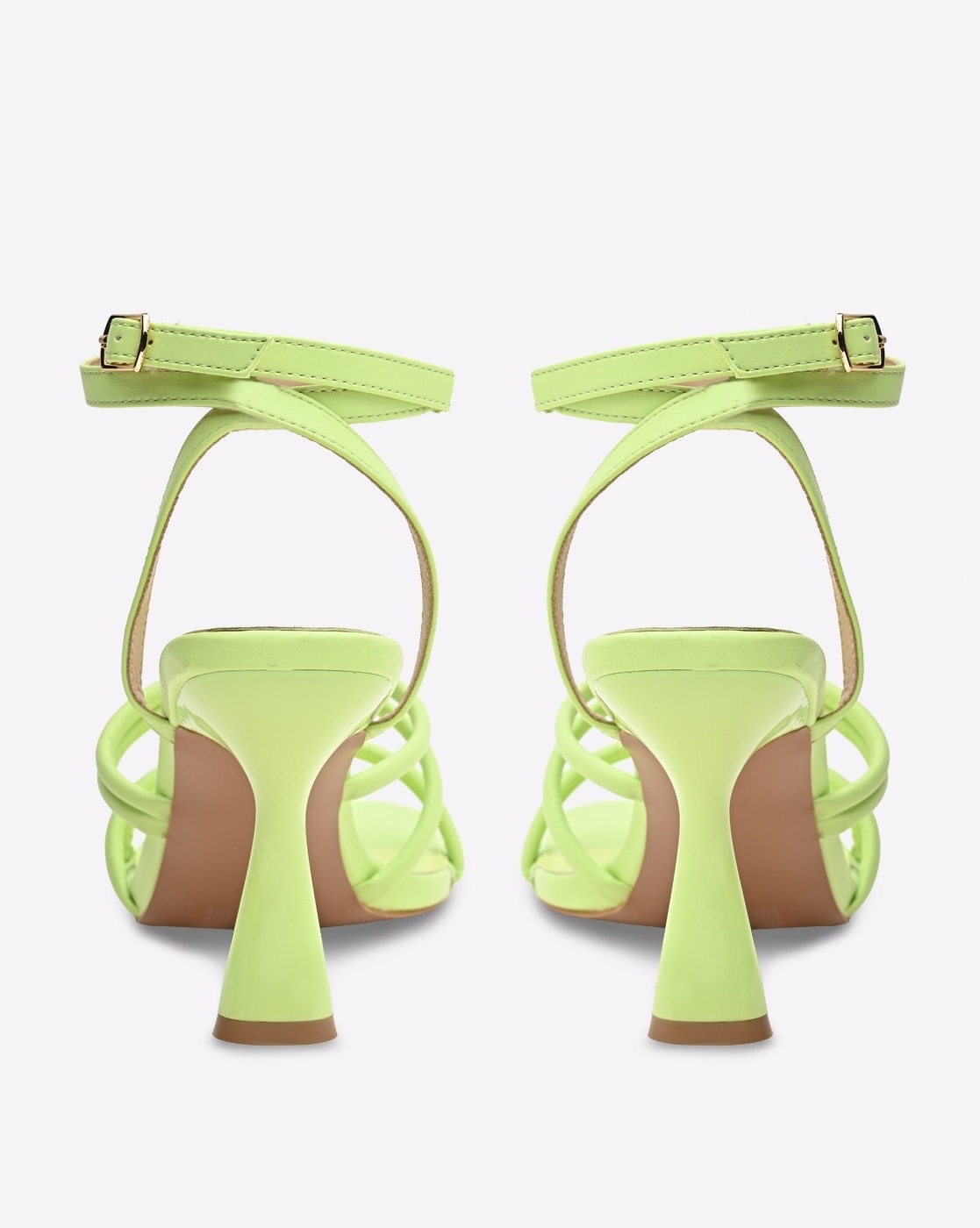 Lime hot sale heeled sandals