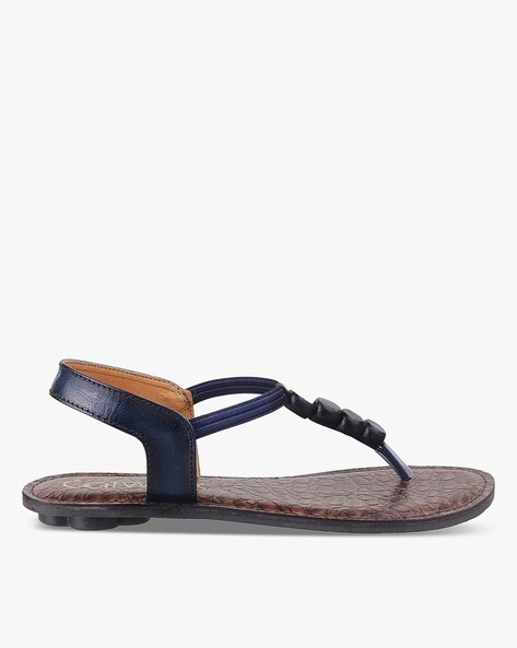 Catwalk Blue Ethnic Sandals for Women's : Amazon.in: Shoes & Handbags