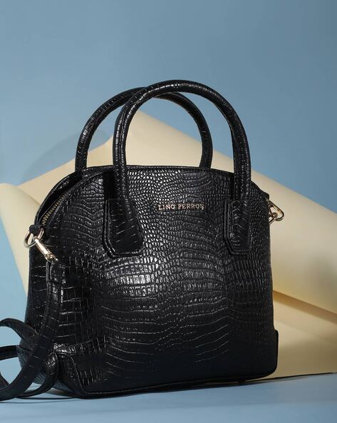 Lino Perros Women's Sling Bag (Black), Black: Handbags