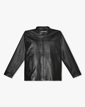 mens jackets dkny genuine leather jacket