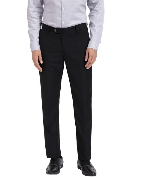 Flat-Front Trousers with Insert Pockets