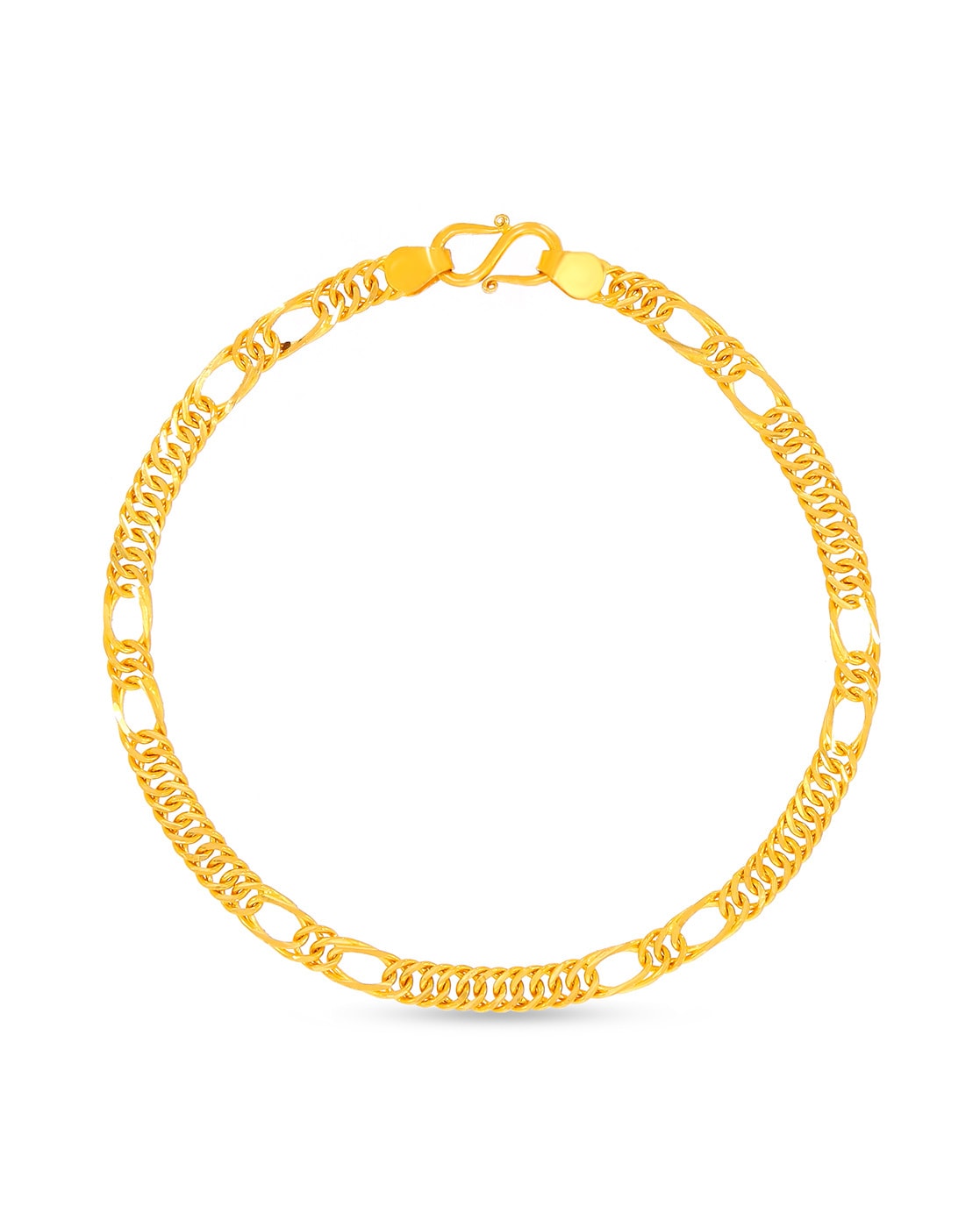 Gold Plated Unisex Sachin Bracelet Buy Online|Kollam supreme