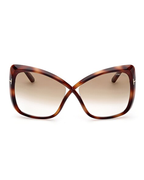 Buy Tom Ford FT0943 63 53F UV-Protected Full-Rim Butterfly Sunglasses |  Brown Color Women | AJIO LUXE