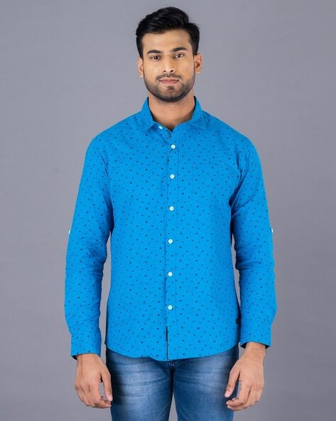 Breakpoint Micro Print Slim Fit Shirt