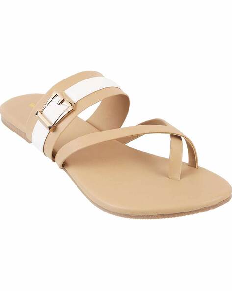 Amazon.com: Strappy Flats Sandals, Toe Ring Womens Open Toe Summer Gladiator  Shoes, Handmade (7, Beige) : Handmade Products
