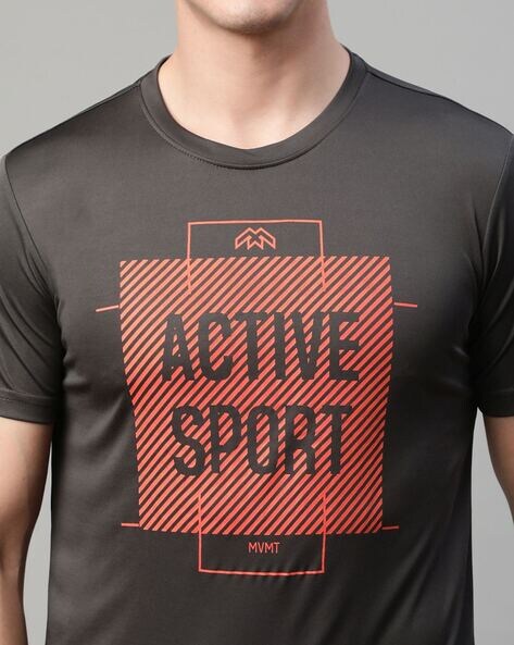 Buy Charcoal Tshirts for Men by MVMT Online Ajio