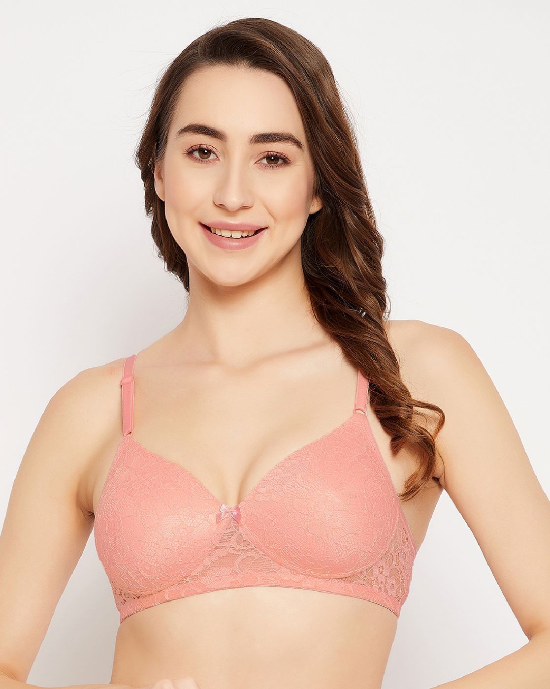 Buy Clovia Floral Lace Non-Wired Lightly Padded Bra
