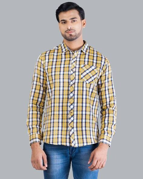 Breakpoint Checked Slim Fit Shirt