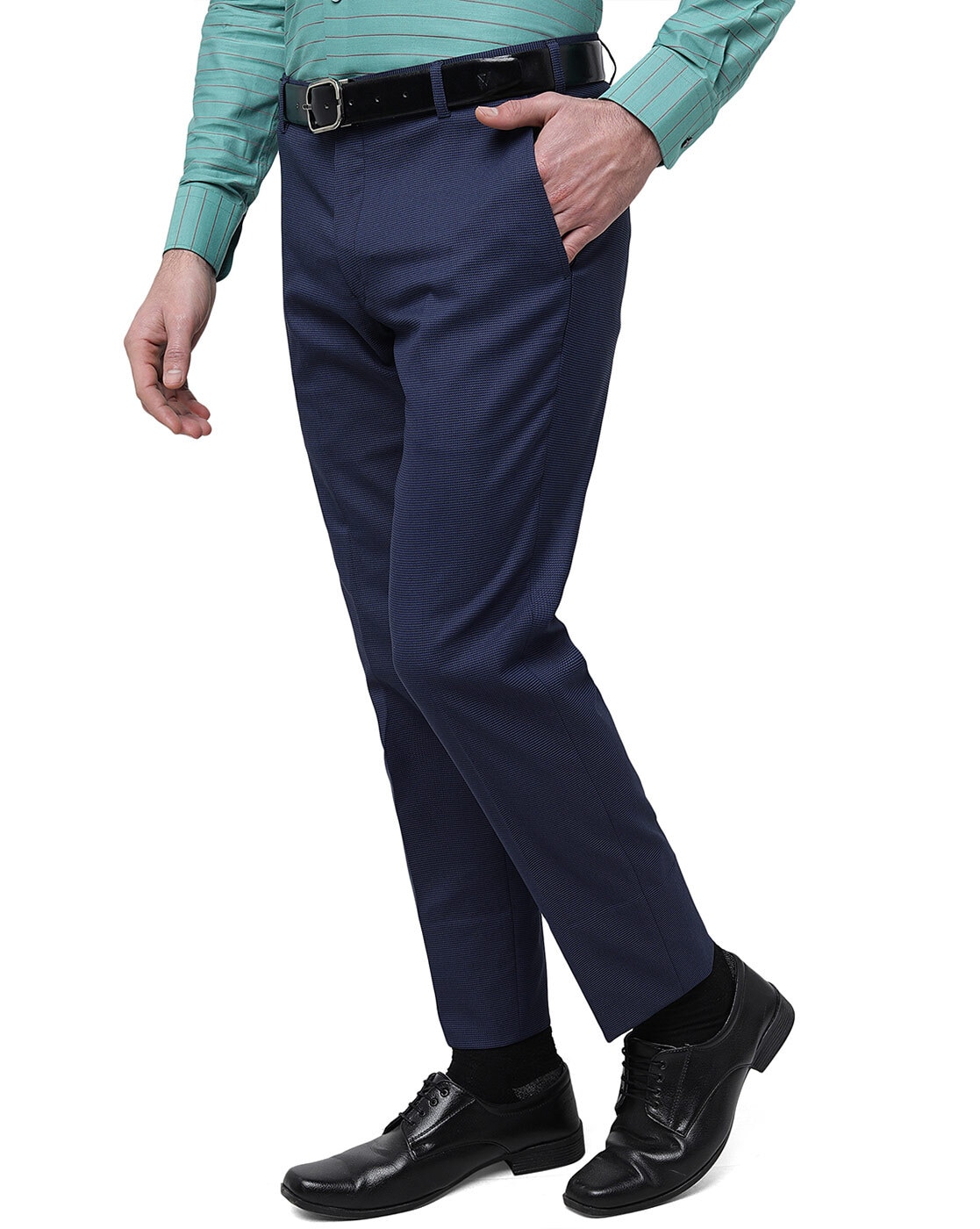 EDUARD DRESSLER tuxedo trousers 'Jade' navy | BRAUN Hamburg