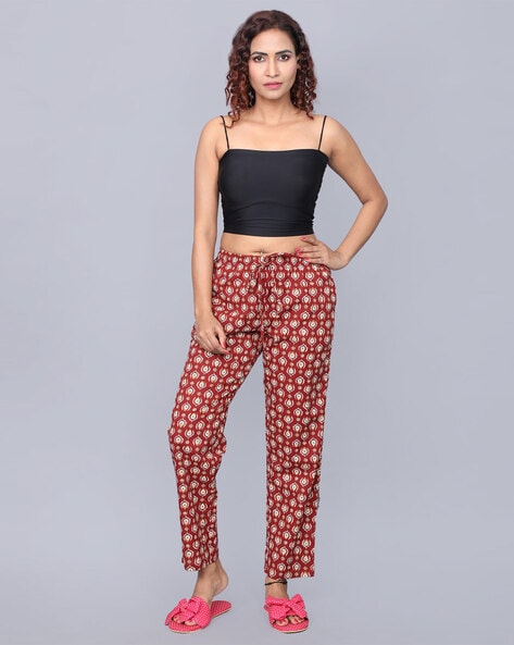 Pyjamas with Elasticated Drawstring Waist