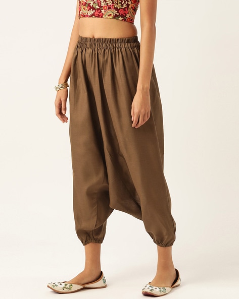 34 Harem Pants brown  maskworldcom