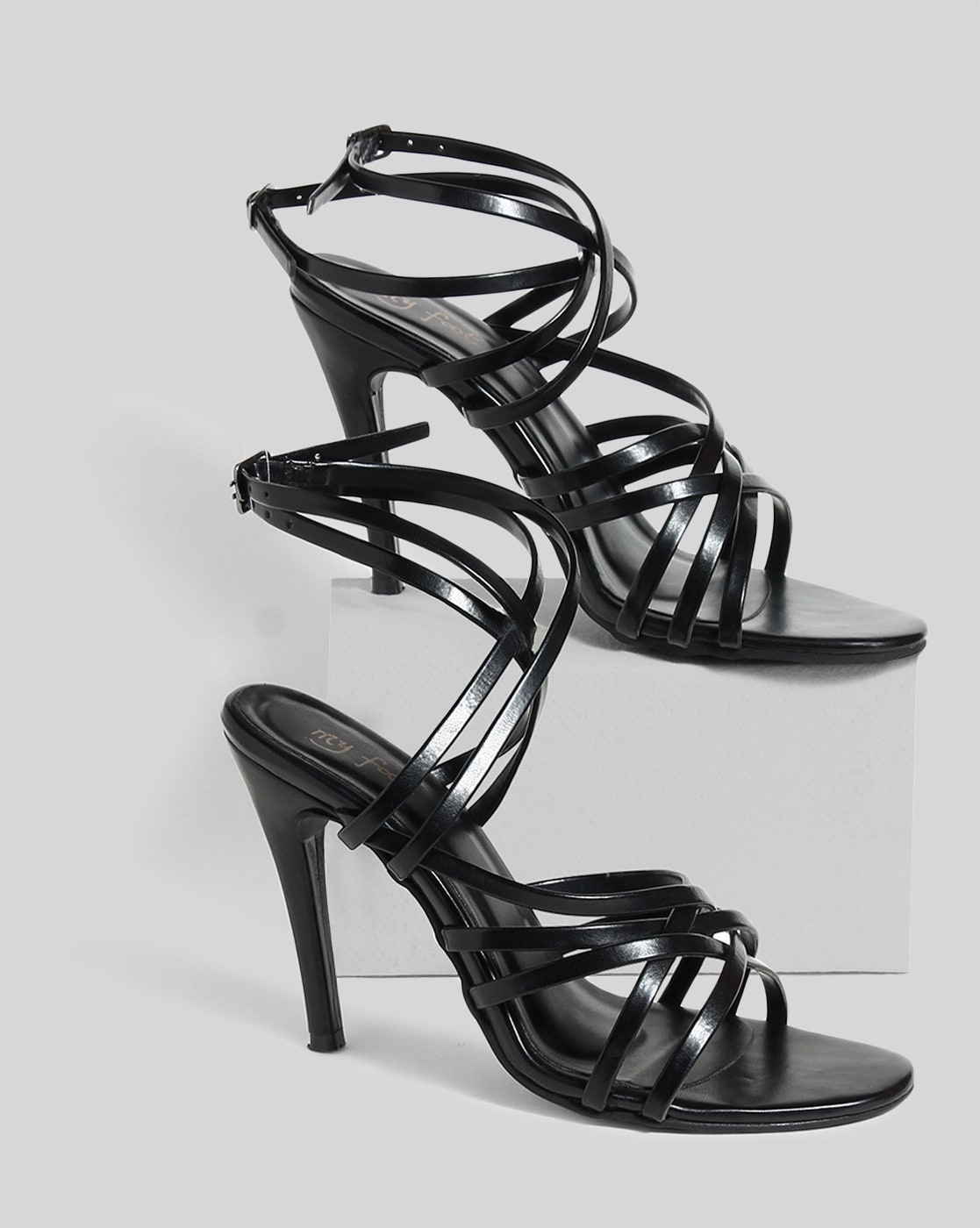 G by Guess Iniko Lace-Up Caged Gladiator Cutout Strappy Heeled Sandal Size  9.5M | Strappy heels, Strappy sandals heels, Sandals heels