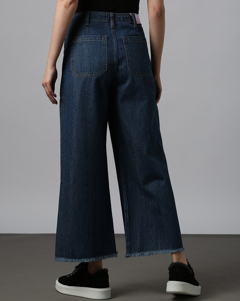 Super Soft Denim Culottes by bonprix | Curvissa