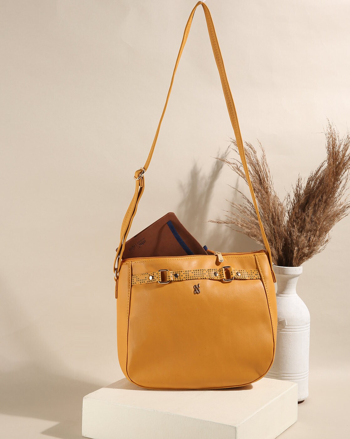 Baggit yellow handbag hot sale