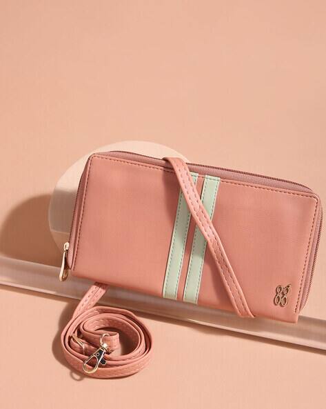 BAGGIT Zip-Around Wallet with Detachable Strap