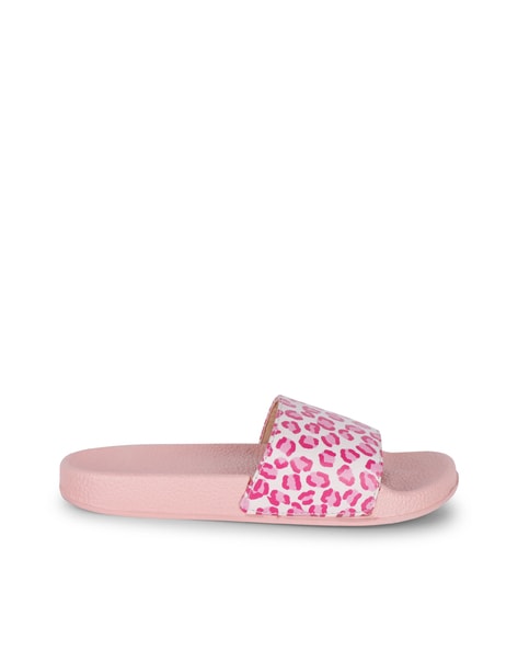 Leopard discount slipper slides