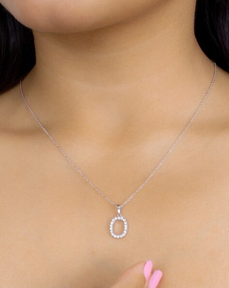 Intertwined Letter O Necklace » JewelryThis - Custom Jewelry