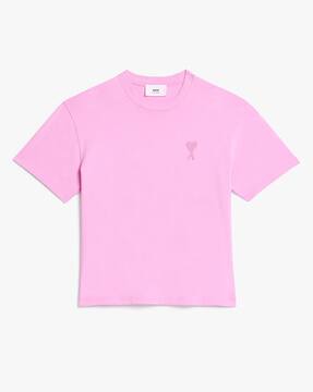 Buy Ami Paris Ami De Coeur Organic Cotton R Online | Ajio.com