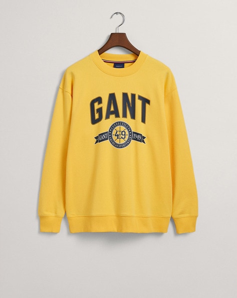 Yellow on sale crewneck sweatshirt