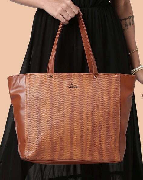 Buy LAVIE Women Tan Tote Tan Online @ Best Price in India