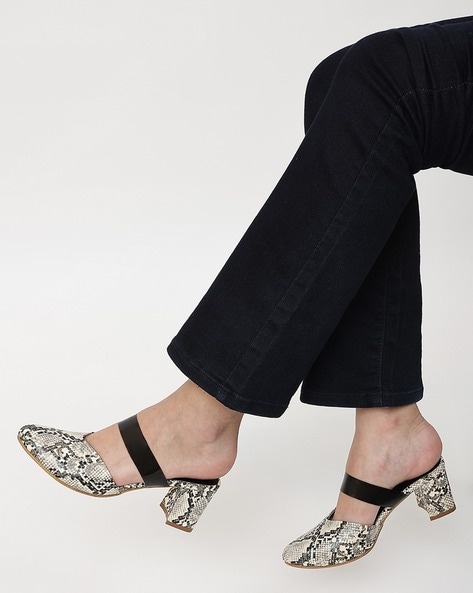 Buy Cream Heeled Sandals for Women by Marc Loire Online