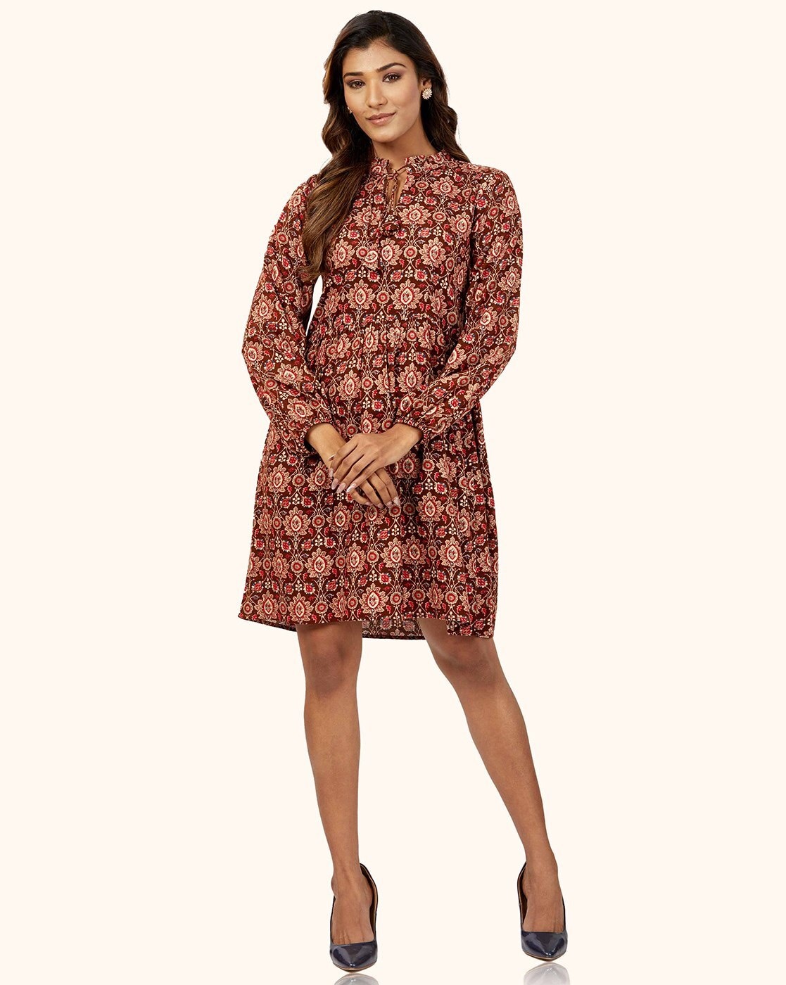 Buy Brown Dresses for Women by DRESOUL Online | Ajio.com