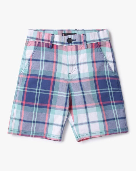 Tommy hilfiger deals plaid shorts