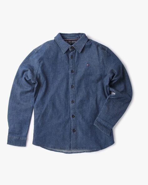 Tommy discount denim shirt