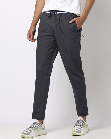 Buy Jet Black Track Pants for Men by PERFORMAX Online | Ajio.com