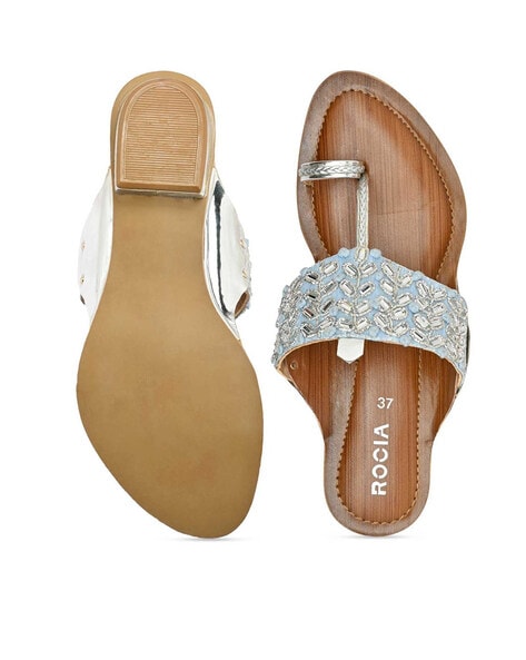 Ladies leather Sandals by Piyush Exports, Made in India