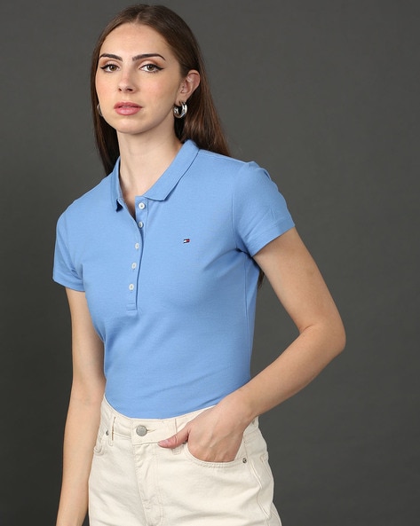 Women Tshirts Tommy Hilfiger Polo - Buy Women Tshirts Tommy Hilfiger Polo  online in India