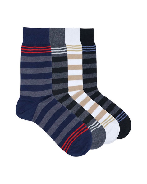 Balenzia Set of 4 Striped Socks