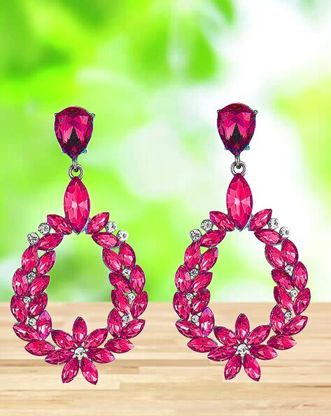 Update more than 156 pink earrings for bridesmaids super hot