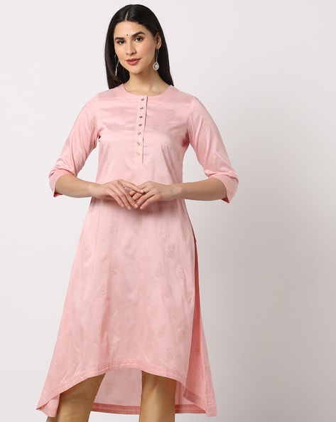 Party Wear Straight Ladies Silk Kurti With Pant, Size: M at Rs 625 in Jaipur