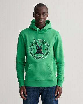gant Brand Print Hoodie with Kangaroo Pocket-picture-19