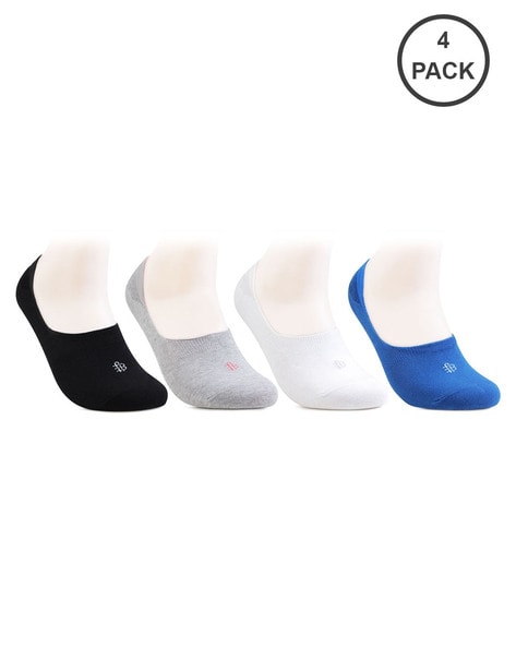 Bonjour Pack of 4 No-Show Socks