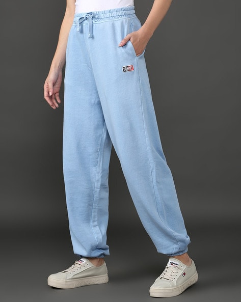 Buy Pearly Blue Track Pants for Women by TOMMY HILFIGER Online