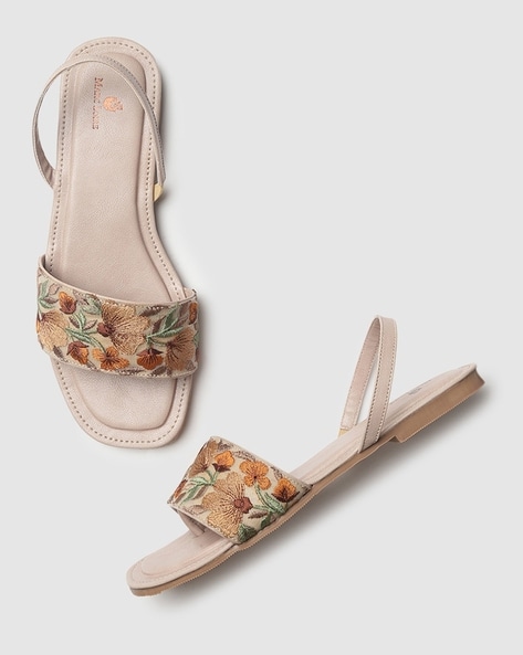 Buy Cream Flat Sandals for Women by Marc Loire Online