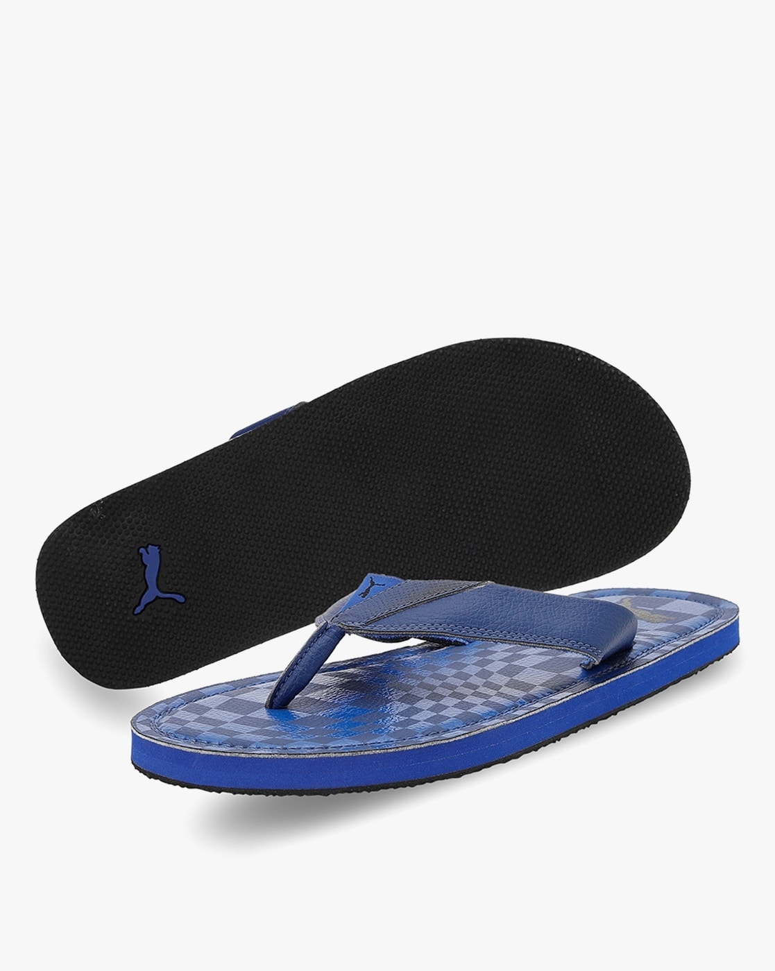 Puma hot sale blue slippers