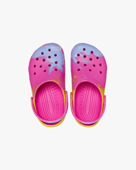 Girls hot sale ombre crocs