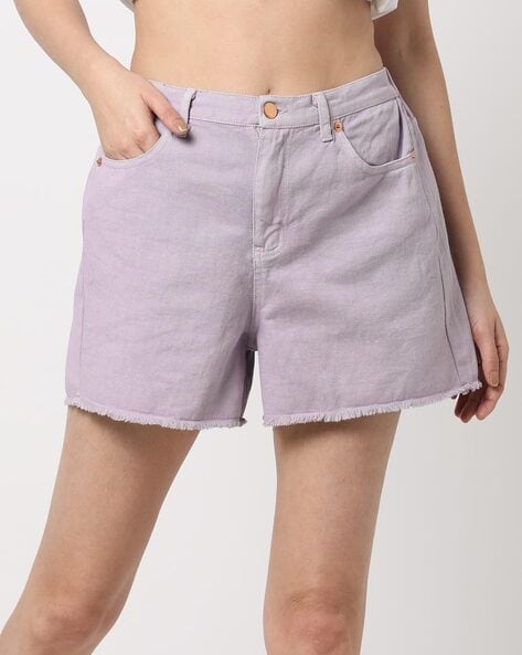 Buy Lilac Shorts for Women by RIO Online