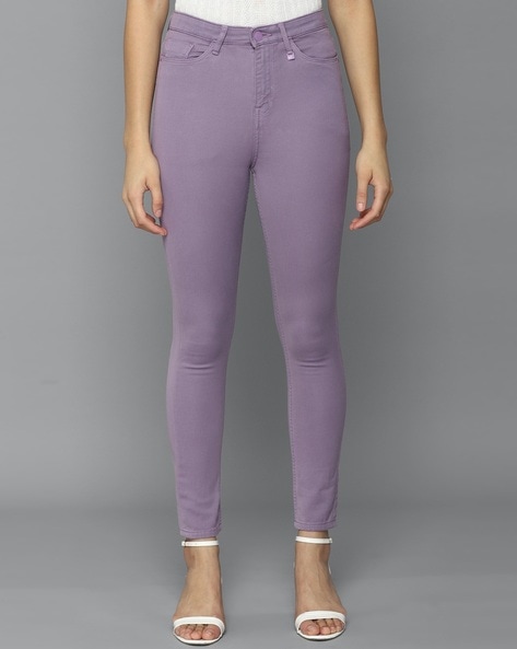 Buy Purple Jeans & Jeggings for Girls by ALLEN SOLLY Online