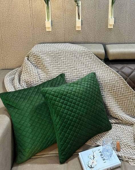 Buy Green Cushions Pillows for Home Kitchen by Chhavi India