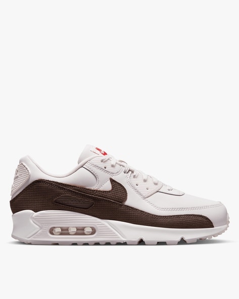 Harmonisch vee verkoopplan Buy NIKE Air Max 90 LTR Lace-Up Shoes | White Color Men | AJIO LUXE