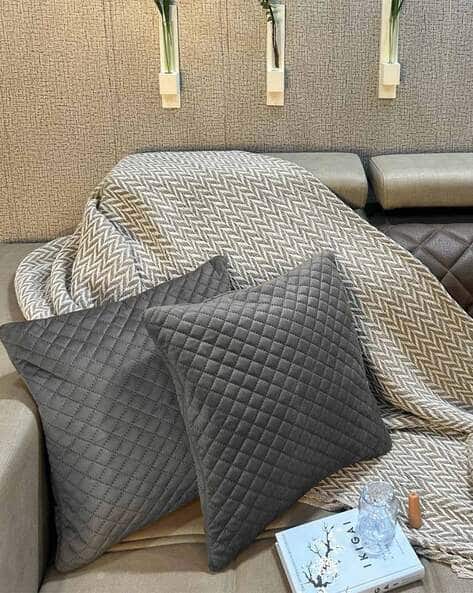 Pack of Geometric Pattern Cushion Covers