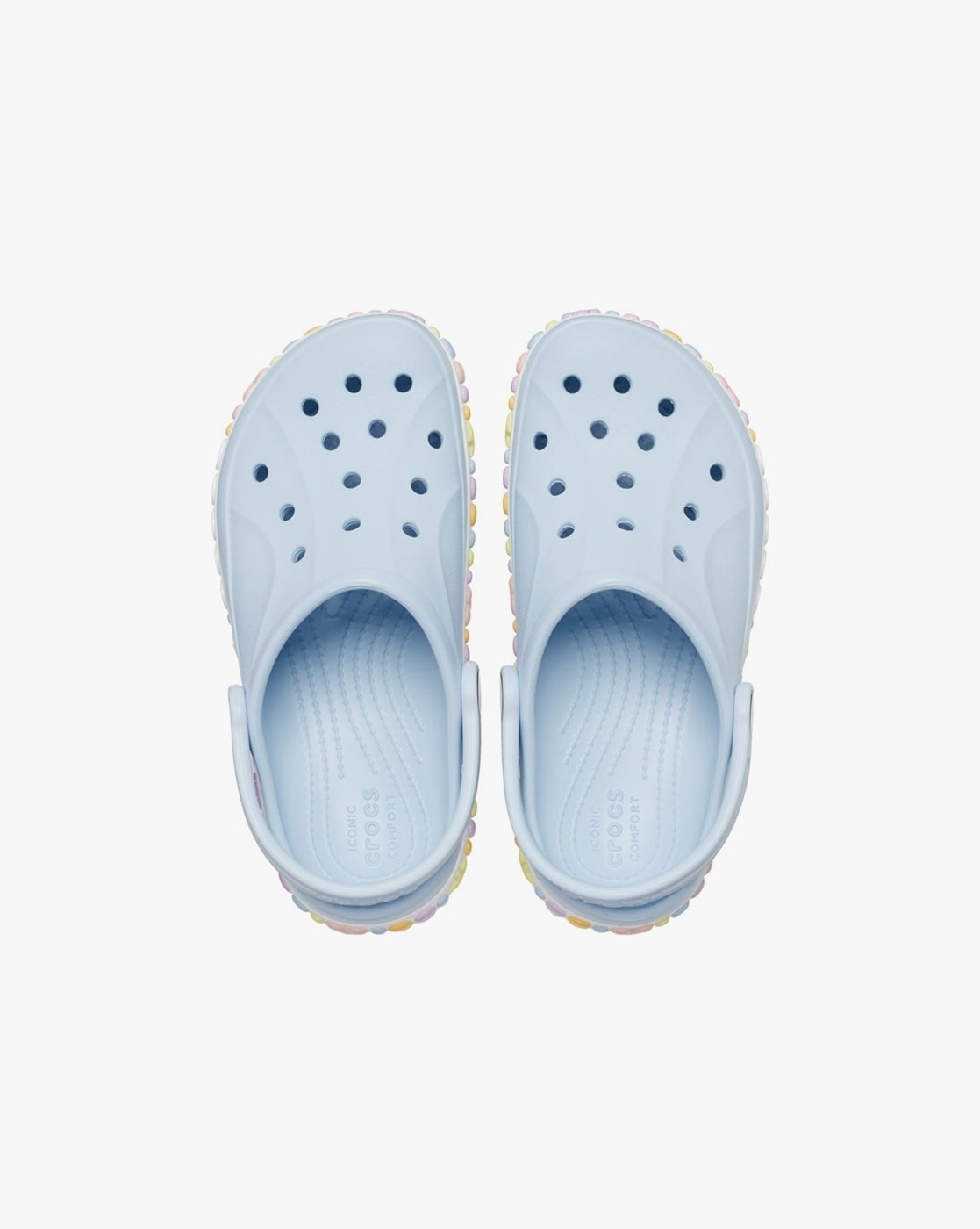 Crocs chambray blue online tie dye