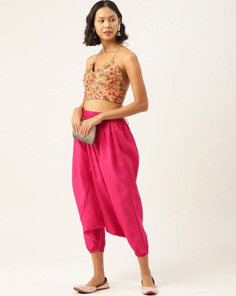 Buy Pink Pants for Women by Molcha Online | Ajio.com