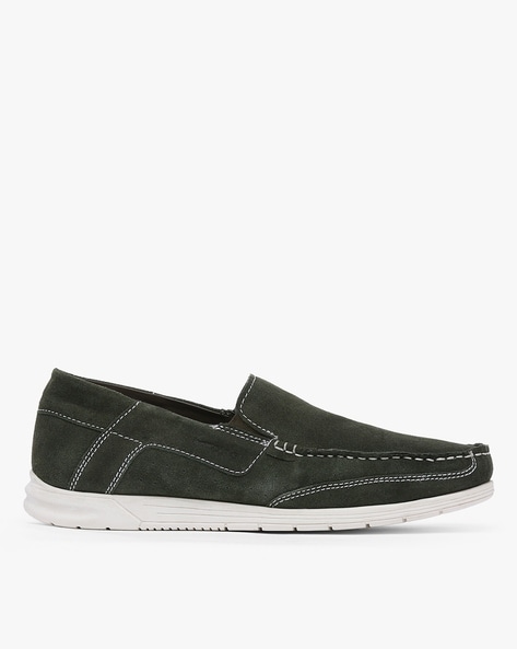 Gas Bastien Suede Low-Top Slip-On Shoes